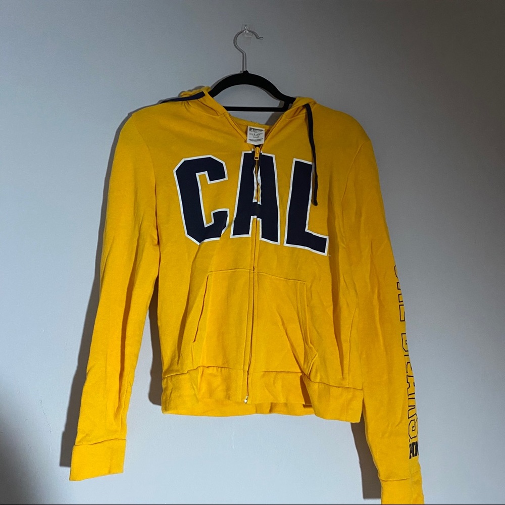 VS pink CAL zip up hoodie